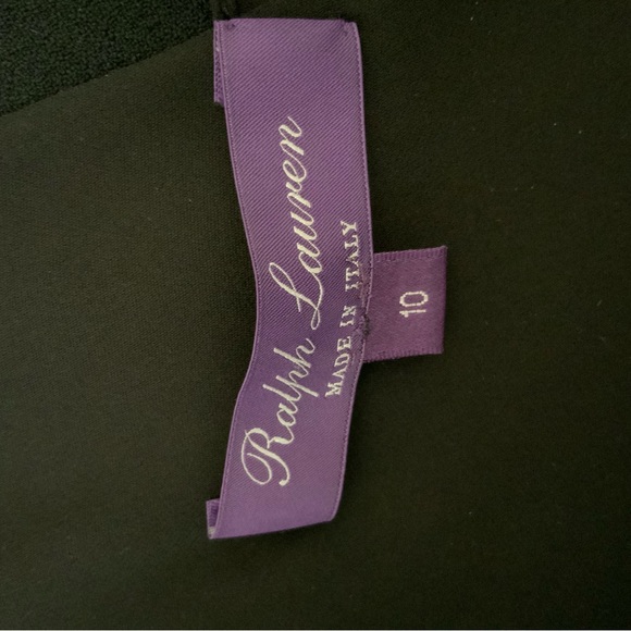 Ralph Lauren Collection (Purple Label) Black Cocktail Dress - Picture 7 of 9
